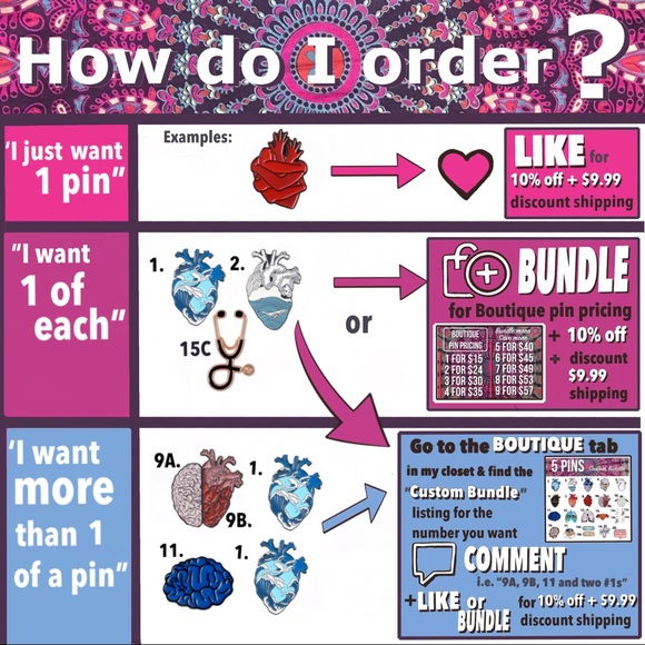 Stethoscope Lapel Scrub Nurse Pin Silver Gold Pink - Picture 12 of 13